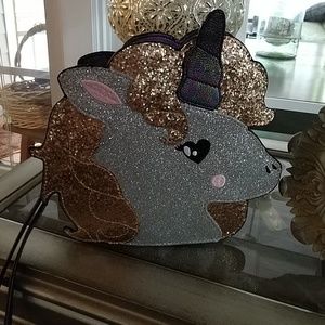 Betsey Johnson unicorn clutch NWOT